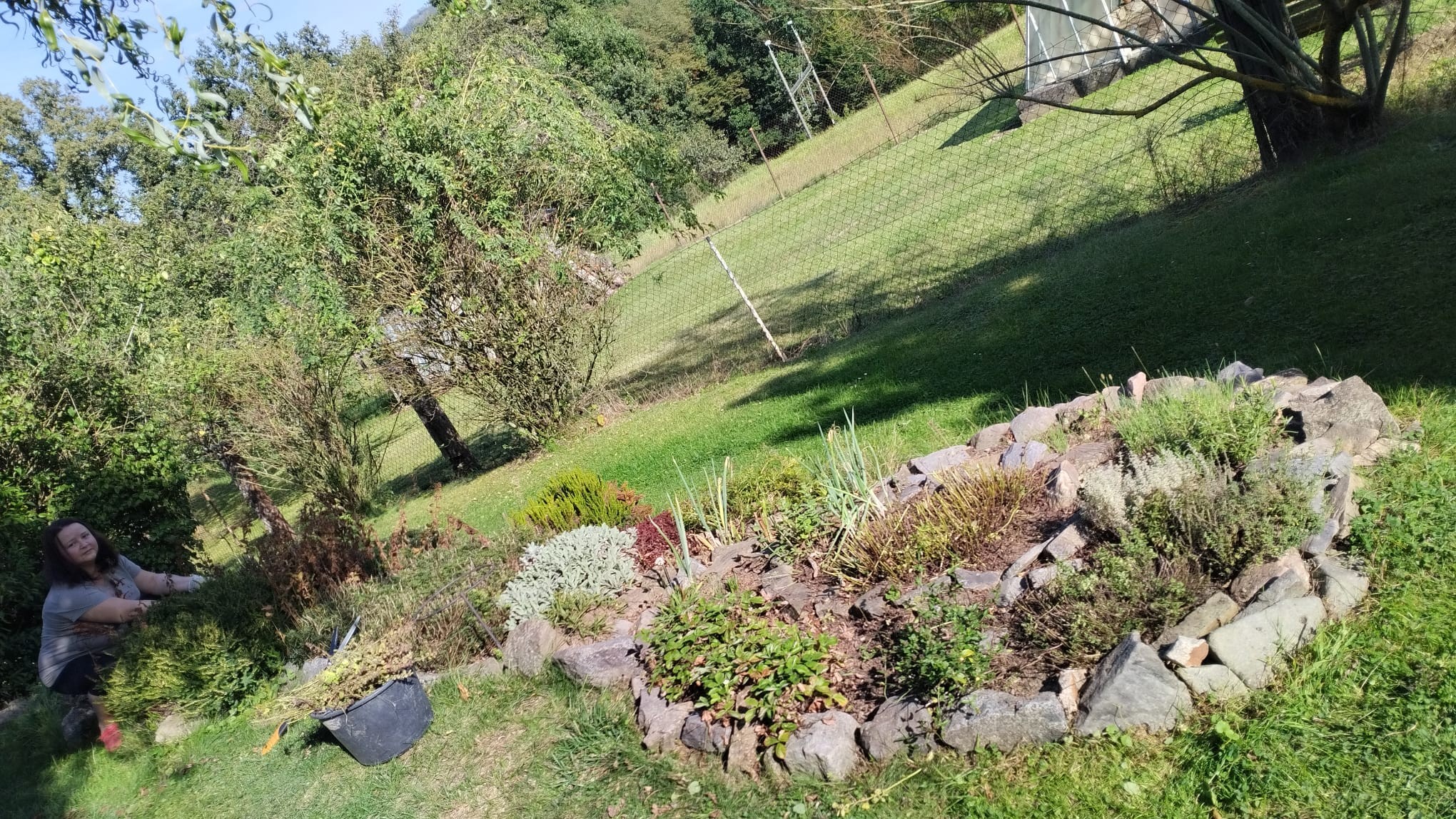 Nadšená zahradnice Lucka