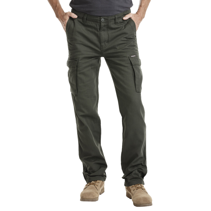 bushman pánské kapsové kalhoty tmavá khaki