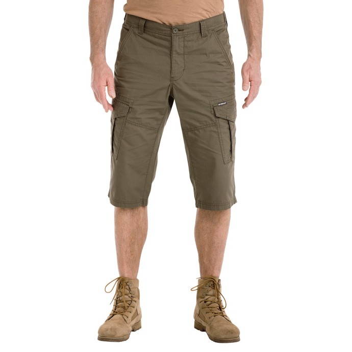 Pánské Bushman cargo 3/4 kraťasy khaki