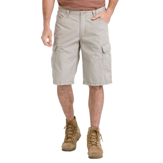 bushman pánské kapsové kraťasy stone