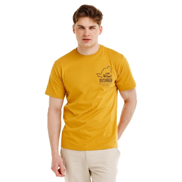 Bushman Pánské tričko Wamukot, yellow