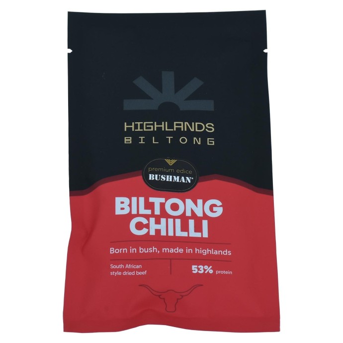 Bushman Biltong Chilly, sušené maso
