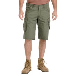 bushman pánské kapsáčové kraťasy tmavá khaki