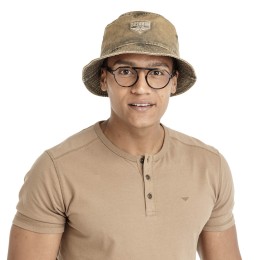 bushman dámský a pánský bavlněný klobouk khaki
