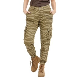 Bushman dámské kapsáčové kalhoty Mandla, khaki