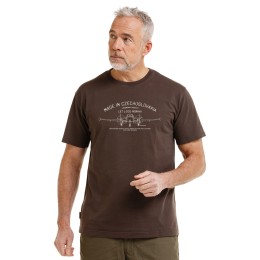 Bushman Pánské tričko Legend L-200, tmavě hnědé